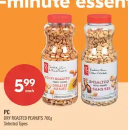 Shoppers Drug Mart PC DRY ROASTED PEANUTS offer