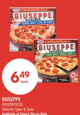 Shoppers Drug Mart GIUSEPPE FROZEN PIZZA offer