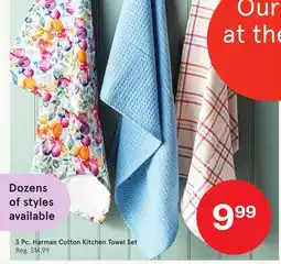 Kitchen Stuff Plus 3 Pc. Harman Cotton Kitchen Towel Set offer