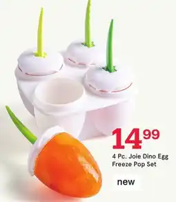 Kitchen Stuff Plus 4 Pc. Joie Dino Egg Freeze Pop Set offer