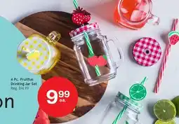 Kitchen Stuff Plus 4 Pc. Fruitfun Drinking Jar Set offer