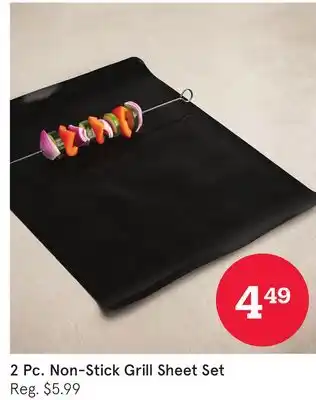 Kitchen Stuff Plus 2 Pc. Non-Stick Grill Sheet Set offer