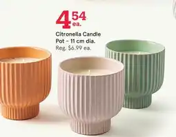 Kitchen Stuff Plus Citronella Candle Pot-11 cm dia offer