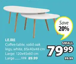 JYSK LEJRE Coffee table offer