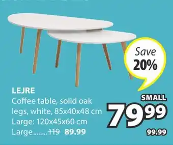 JYSK LEJRE Coffee table offer