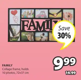 JYSK FAMILY Collage frame offer