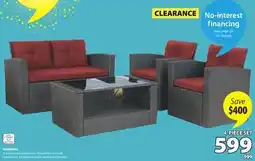 JYSK HAMBURG 4-piece conversation set offer