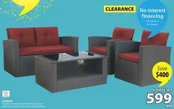 JYSK HAMBURG 4-piece conversation set offer