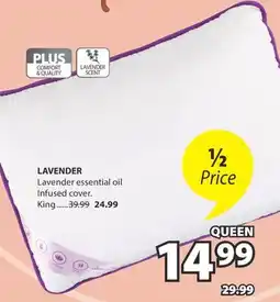 JYSK LAVENDER essential oil Infused cover offer