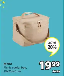 JYSK MYRA Picnic cooler bag offer