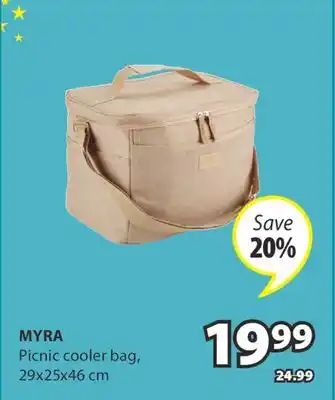 JYSK MYRA Picnic cooler bag offer