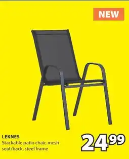JYSK LEKNES Stackable patio chair offer