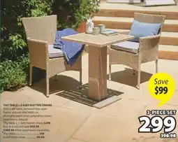 JYSK THY TABLE + 2 AIDT/HATTEN CHAIRS offer