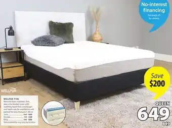 JYSK WELLPUR F100 Memory foam mattress offer