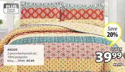 JYSK ARGOS 3-piece bedspread set offer