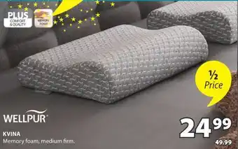 JYSK KVINA Memory foam Pillow offer