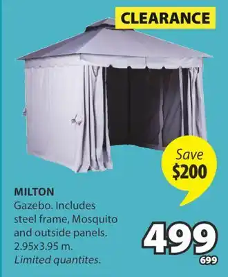 JYSK MILTON Gazebo offer