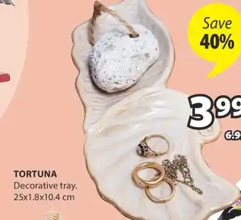 JYSK TORTUNA Decorative tray offer