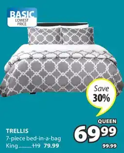 JYSK TRELLIS 7-piece bed-in-a-bag offer