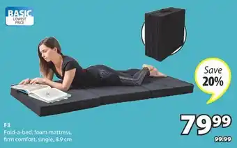 JYSK F3 Fold-a-bed offer