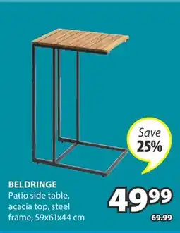JYSK BELDRINGE Patio side table offer