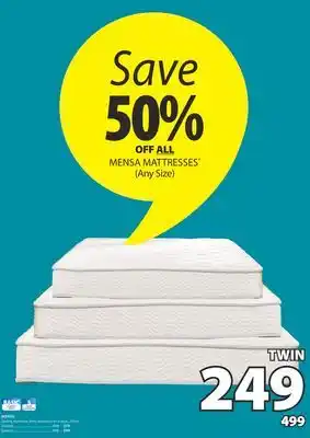 JYSK MENSA Spring mattress offer