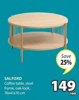 JYSK SALFORD Coffee table offer