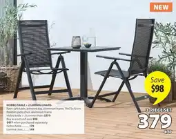 JYSK HOBRO TABLE + 2 LOMMA CHAIRS offer