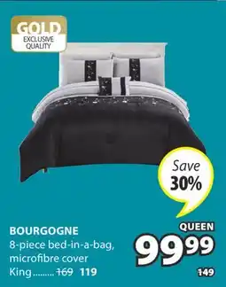 JYSK BOURGOGNE 8-piece bed-in-a-bag offer