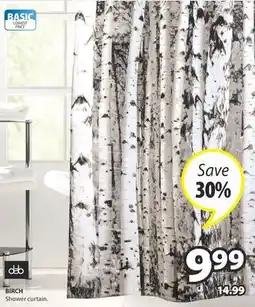 JYSK BIRCH Shower curtain offer