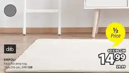JYSK EMPOLI Faux fur area rug offer
