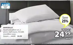 JYSK MARSEILLE Duvet pillow set offer