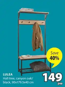 JYSK LULEA Hall tree, canyon oak offer