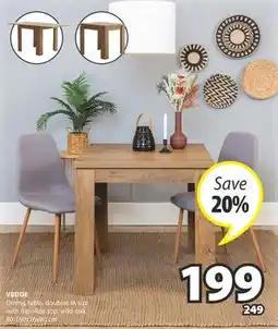 JYSK VEDDE Dining table, doubles in size offer