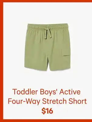 Joe Fresh Toddler Boys' Active Four-Way Stretch Short offer