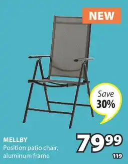 JYSK MELLBY Position patio chair offer