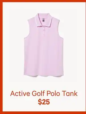 Joe Fresh Active Golf Polo Tank offer