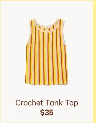 Joe Fresh Crochet Tank Top offer