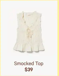 Joe Fresh Smocked Top offer