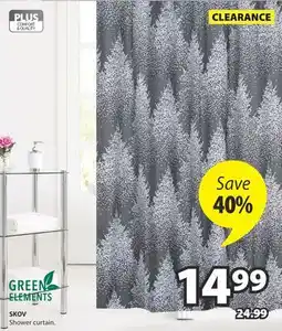 JYSK SKOV Shower curtain offer