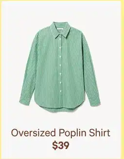 Joe Fresh Oversized Poplin Shirt offer