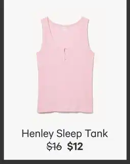 Joe Fresh Henley Sleep Tank offer