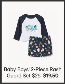 Joe Fresh Baby Boys' 2-Piece Rash Guard Set offer