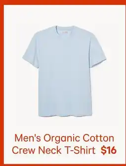 Joe Fresh Men's Organic Cotton Crew Neck T-Shirt offer