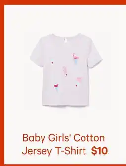 Joe Fresh Baby Girls' Cotton Jersey T-Shirt offer