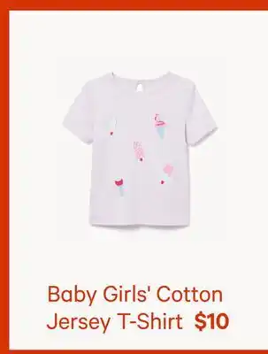 Joe Fresh Baby Girls' Cotton Jersey T-Shirt offer