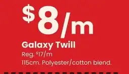 Fabricland Galaxy Twill offer