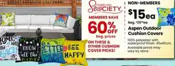 Fabricland Aspen Outdoor Cushion Covers offer