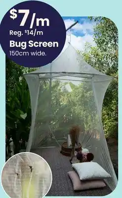 Fabricland Bug Screen offer