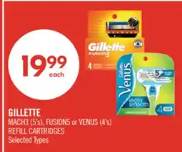 Shoppers Drug Mart GILLETTE MACH3 (5's), FUSION5 or VENUS (4's) REFILL CARTRIDGES offer